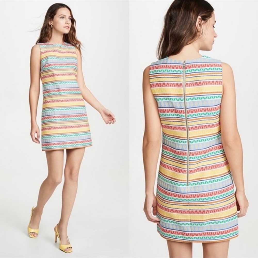 Alice + Olivia Coley Multicolored Dress Sz 14 - image 2