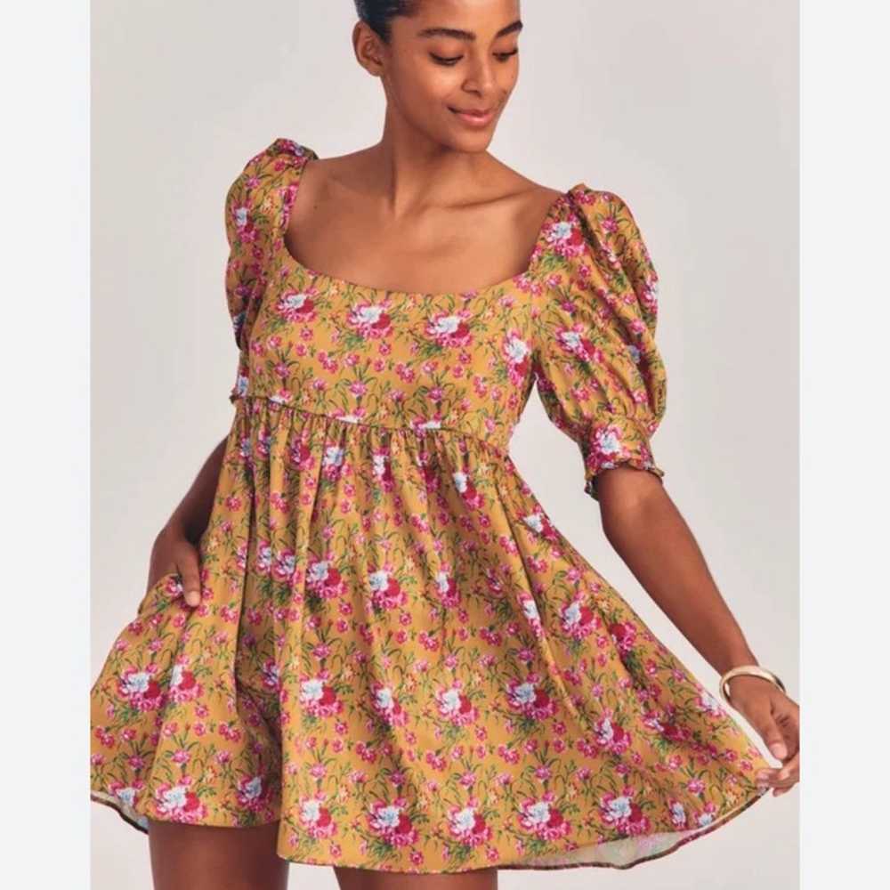 LoveShackFancy Floral Bennington Babydoll Dress i… - image 11