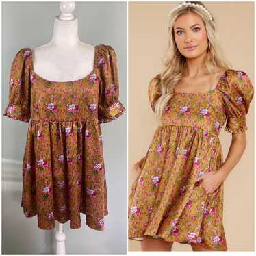 LoveShackFancy Floral Bennington Babydoll Dress i… - image 1