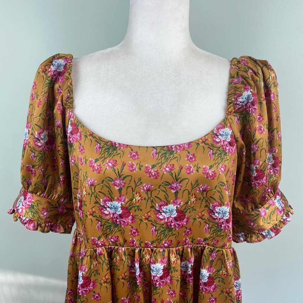 LoveShackFancy Floral Bennington Babydoll Dress i… - image 3