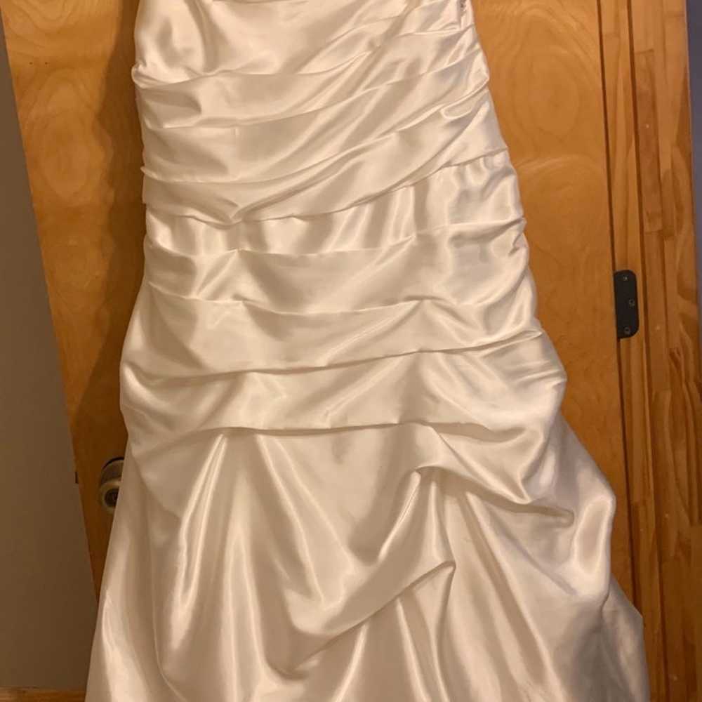 Size 14 mermaid style wedding dresses $150 - image 3