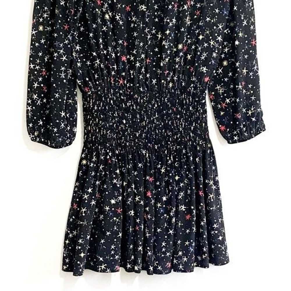 Anine Bing  'Martha' Black Silk Stars Print  Dres… - image 10