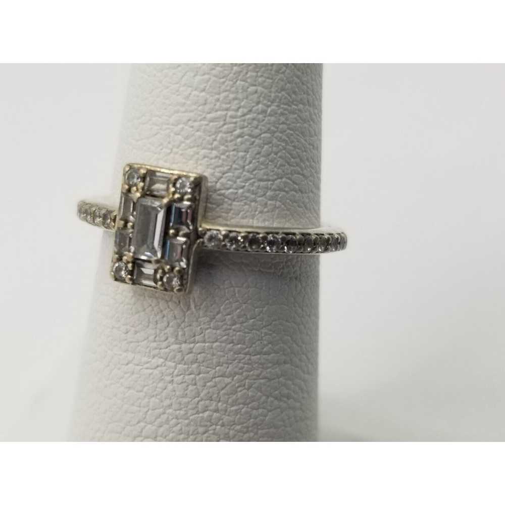 PANDORA Luminus Ice CZ Sterling Silver 925 Stacka… - image 2