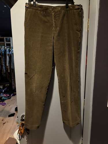 Prada Khaki Corduroy Trousers