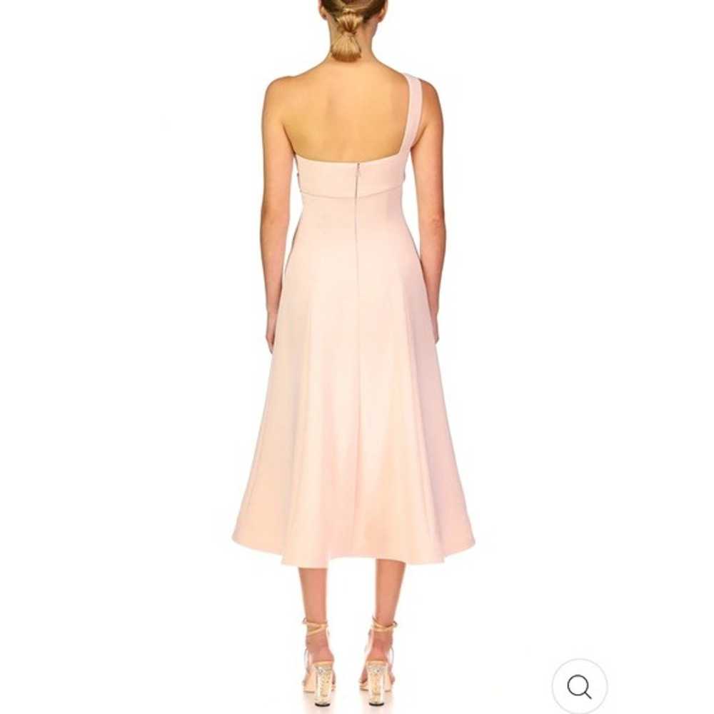 THEIA Ariana One-Shoulder A-Line Midi Dress - image 2