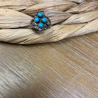 Vintage Turquoise and Silver Ring