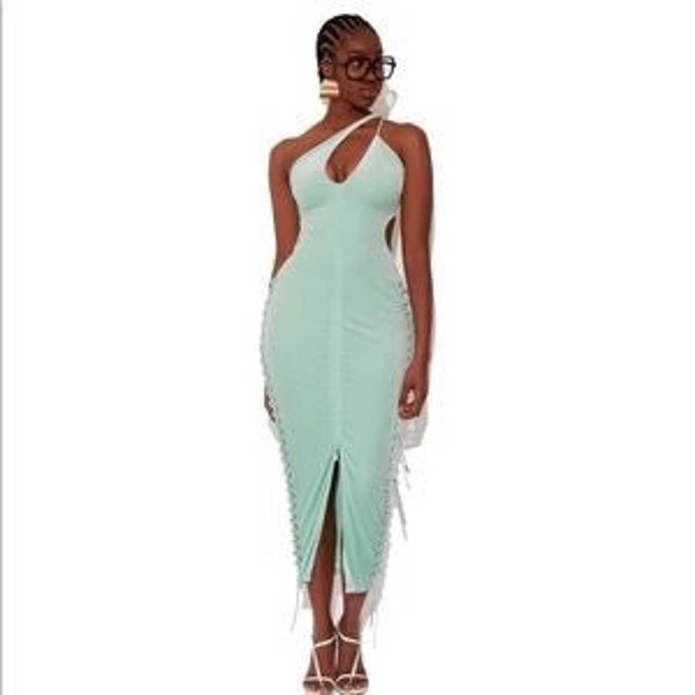 BBXBRAND Frosty Mint Velvet Maxi - image 1