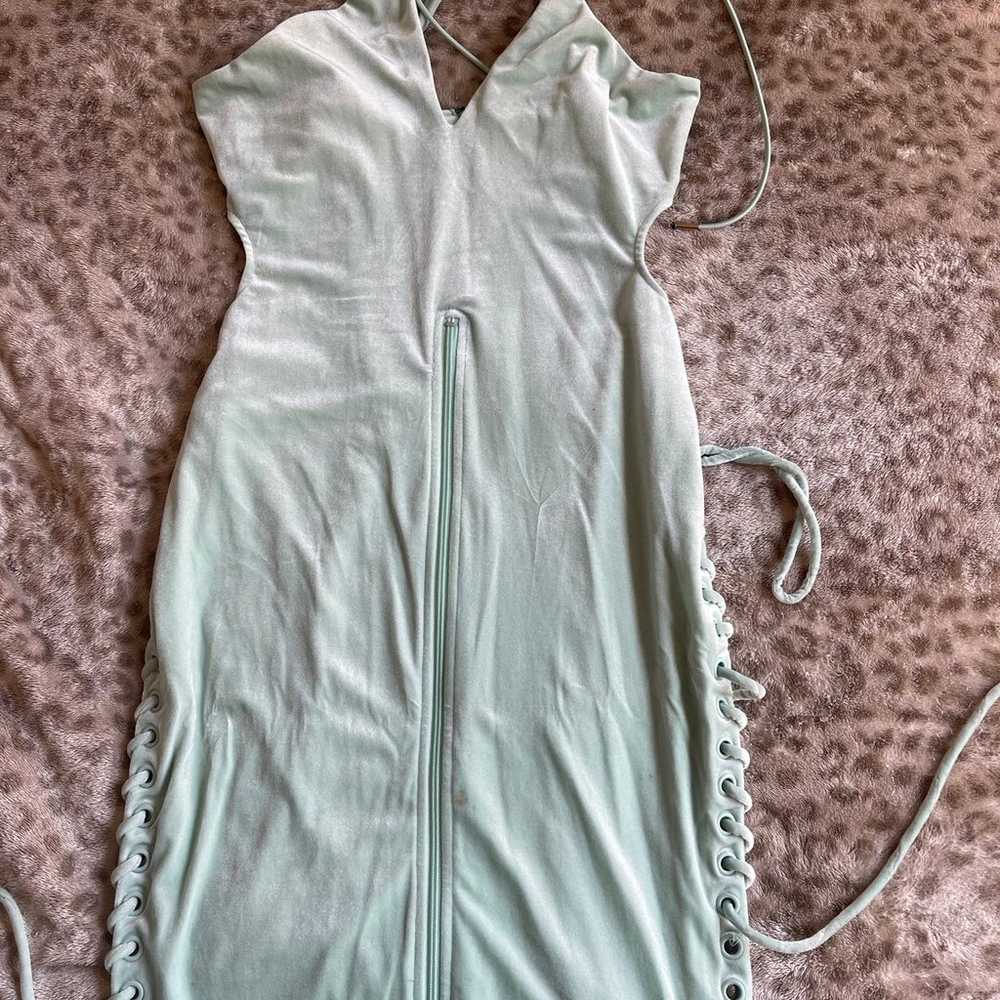 BBXBRAND Frosty Mint Velvet Maxi - image 3