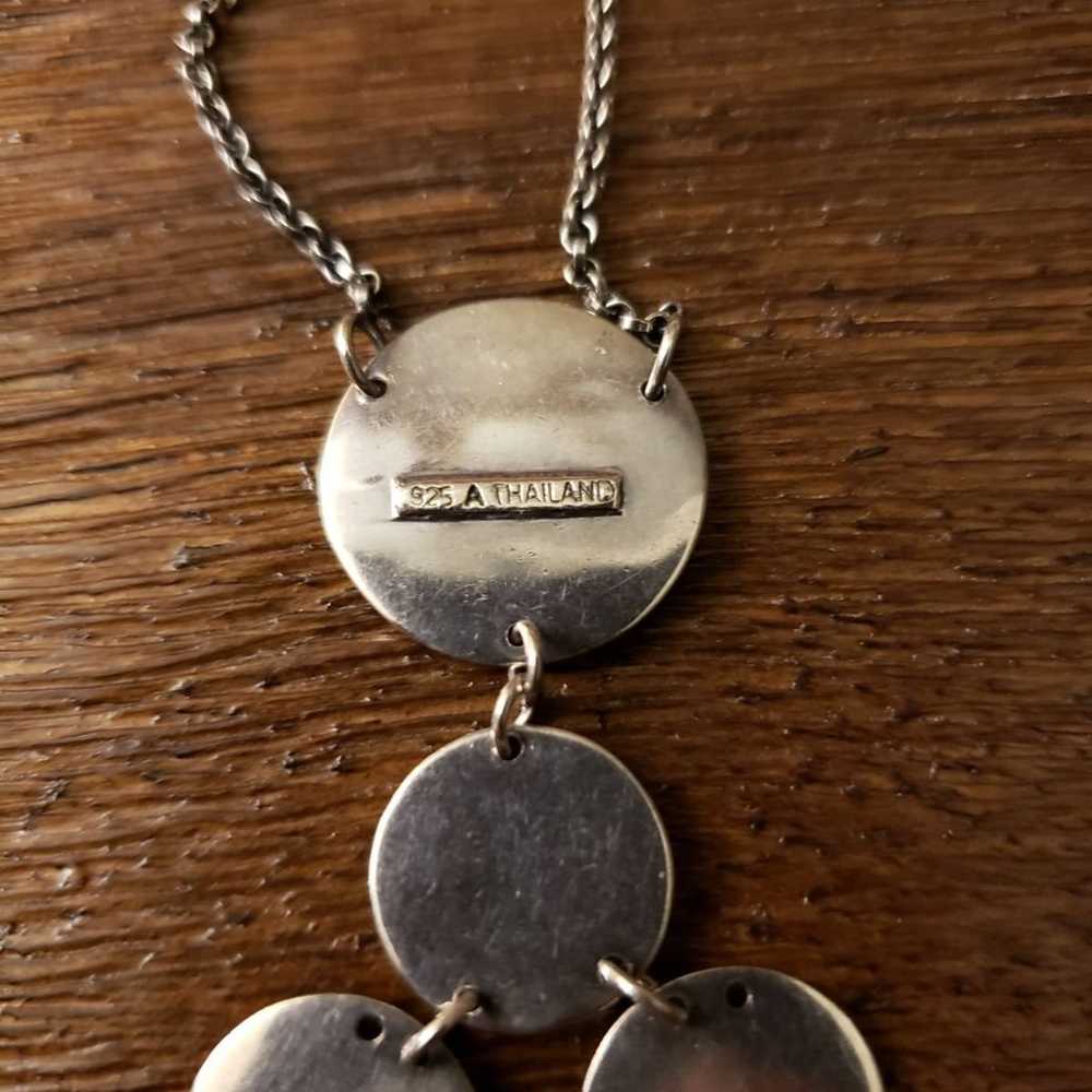 Vintage Sterling Silver Necklace - image 6