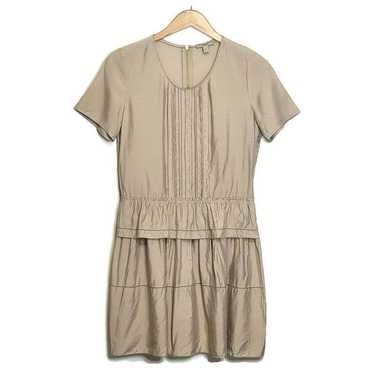 BURBERRY BRIT Scoop Neck Short Sleeve Ruffle Tier… - image 1