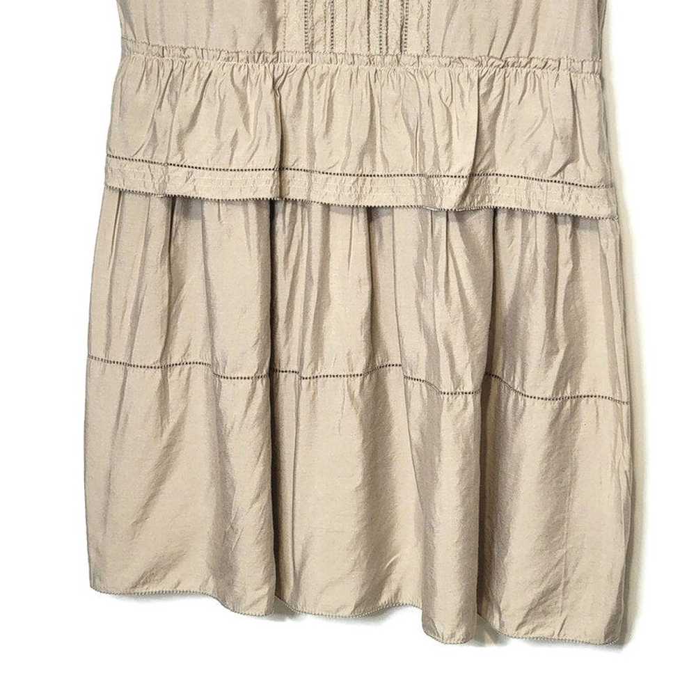 BURBERRY BRIT Scoop Neck Short Sleeve Ruffle Tier… - image 3