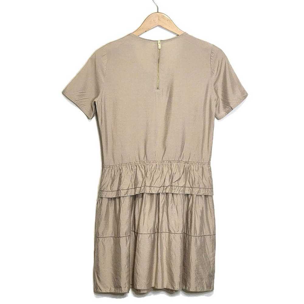 BURBERRY BRIT Scoop Neck Short Sleeve Ruffle Tier… - image 5