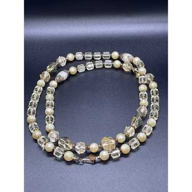 Women's Necklace MIRIAM HASKELL Glass Pearls and … - image 1