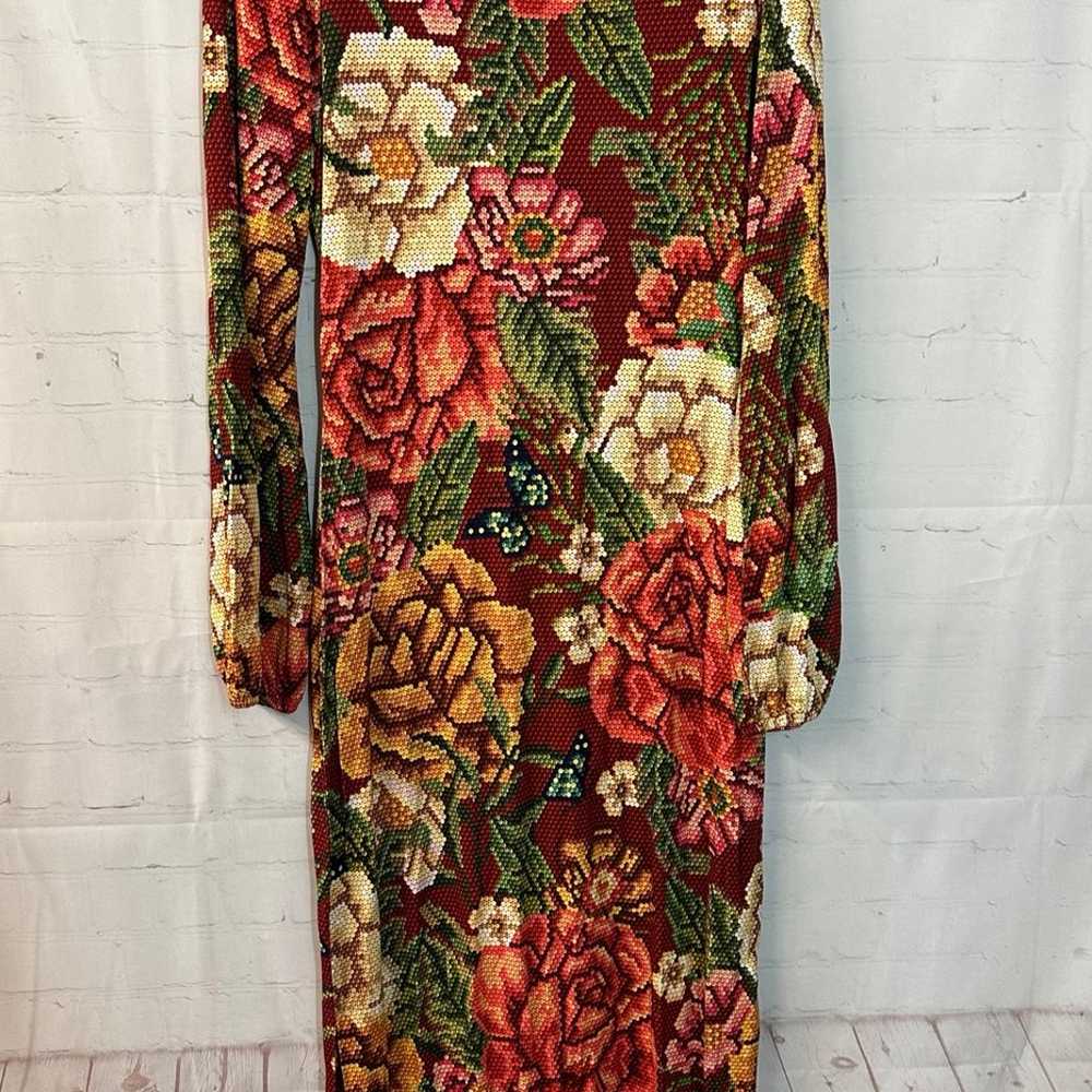 Anthropologie Farm Rio Jessa Floral Print Dress S… - image 3