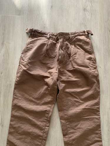 Drakes Drakes Cotton/Linen Games Trousers - image 1