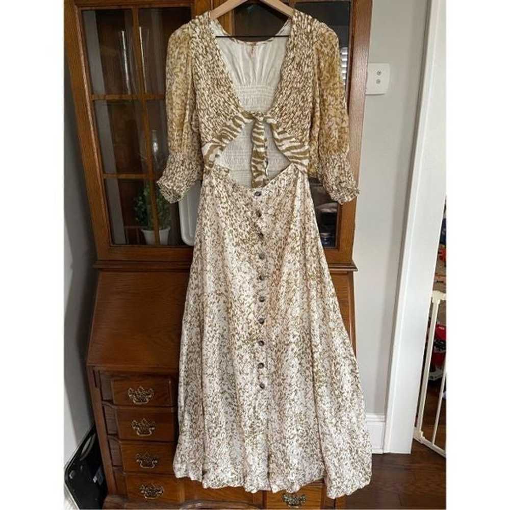 Free People String Of Hearts Maxi Dress Smocked s… - image 10