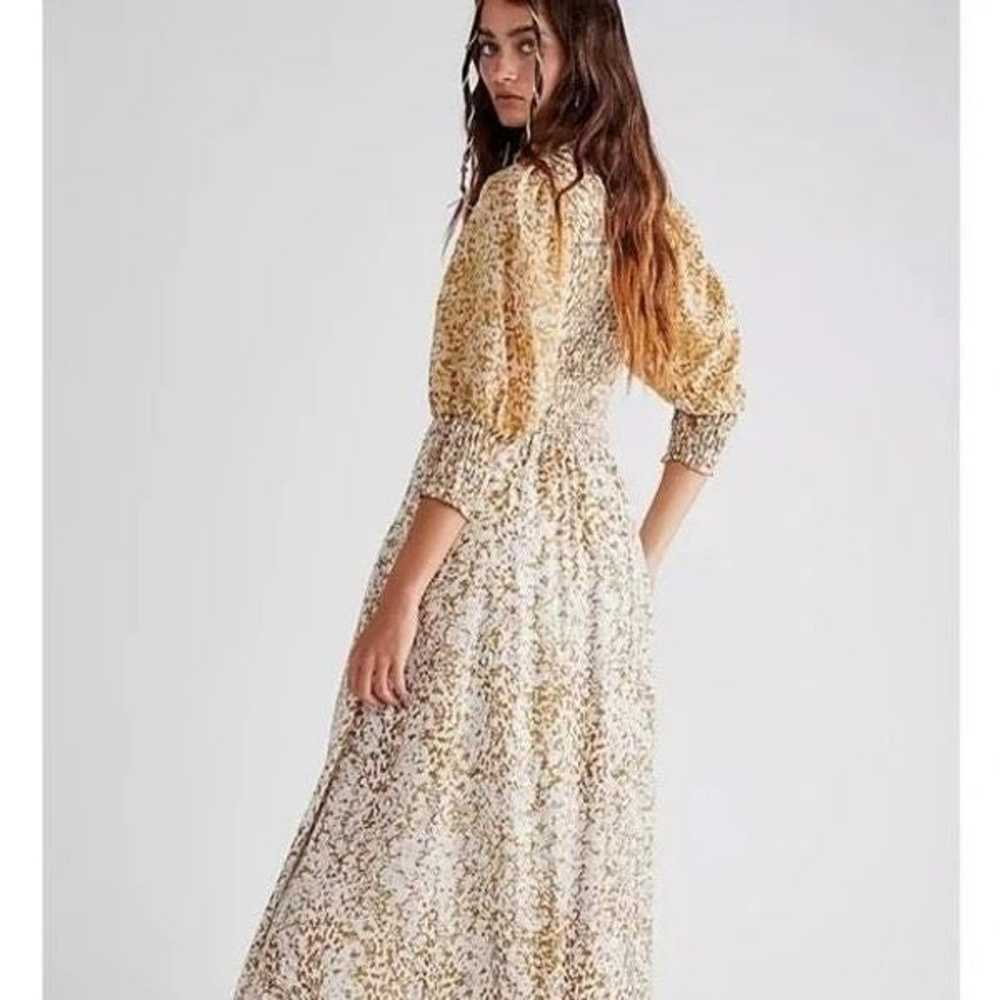 Free People String Of Hearts Maxi Dress Smocked s… - image 2