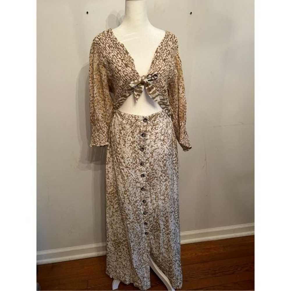 Free People String Of Hearts Maxi Dress Smocked s… - image 5