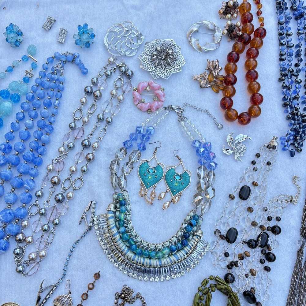 4.5 lb Vintage To Modern Custom Jewelry Huge Lot … - image 2