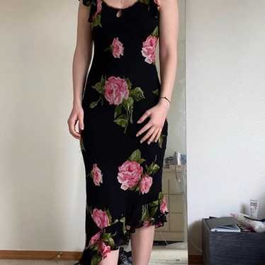 Vintage Floral Maxi Dress