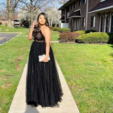 Prom Black Maxi Dress - image 1