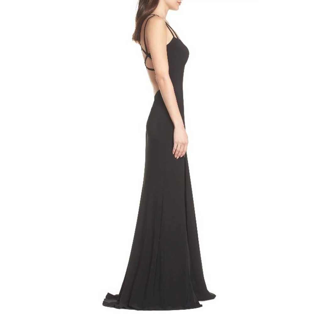 La Femme 25648 V-Neck Strappy Back Sleeveless Sli… - image 10