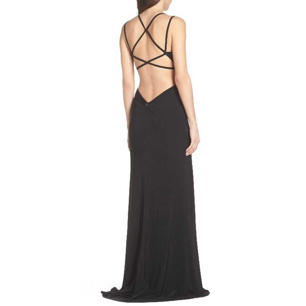 La Femme 25648 V-Neck Strappy Back Sleeveless Sli… - image 11