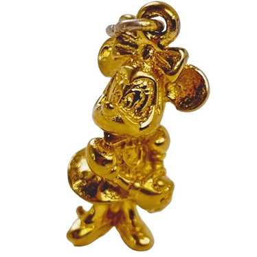 DLR Walt Disney Productions Minnie Mouse VTG Gold 