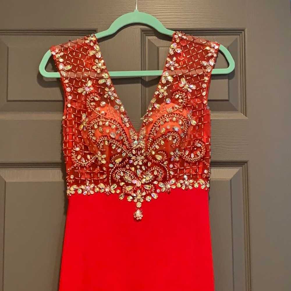 Red Pageant / Prom Gown - image 2