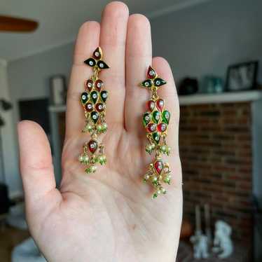 Vintage 70s funky earrings