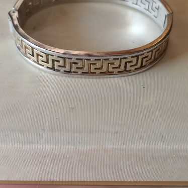 Greek key bracelet