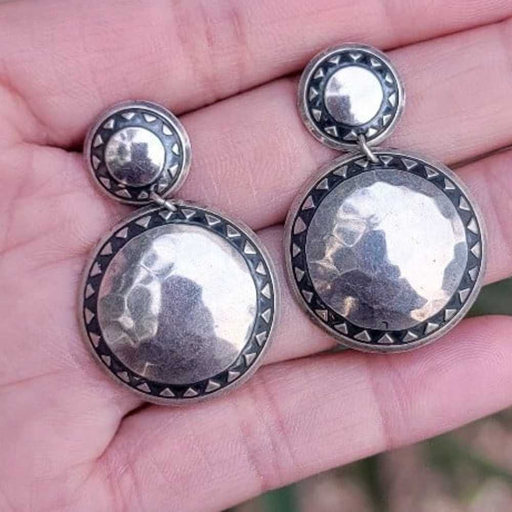 Southwestern vintage handmade 925 sterling silver… - image 12