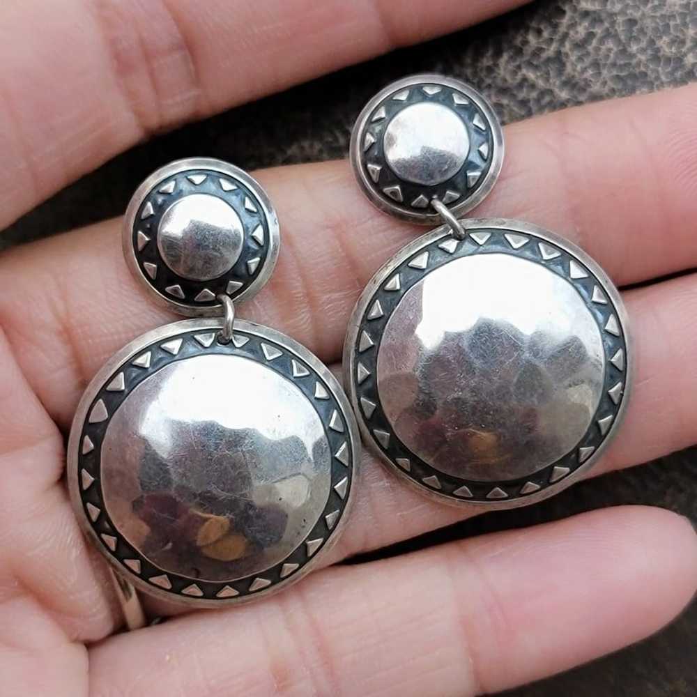 Southwestern vintage handmade 925 sterling silver… - image 6