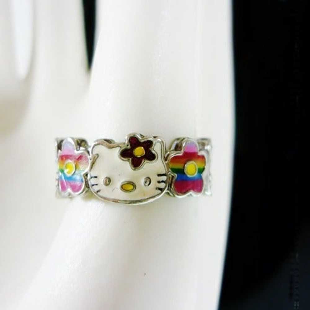 Hello Kitty Enameled Ring by Sanrio Rainbows, Kit… - image 6