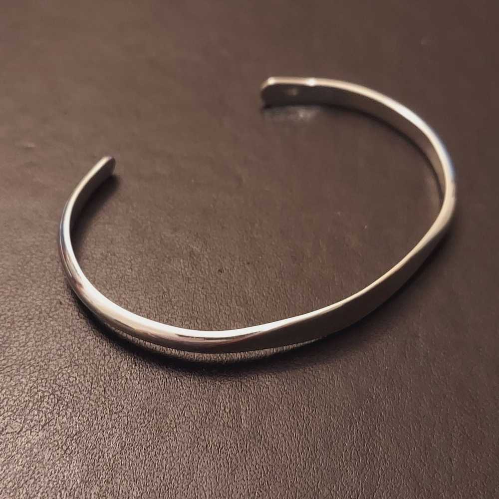 925 Sterling Silver Classic Cuff Bracelet - image 3