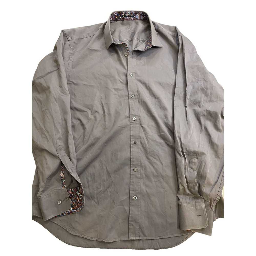 Bugatchi Bugatchi Uomo Shirt Mens Grey Classic Fi… - image 3