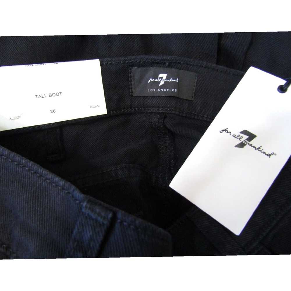 7 For All Mankind Authentic Black Stretch Denim T… - image 7