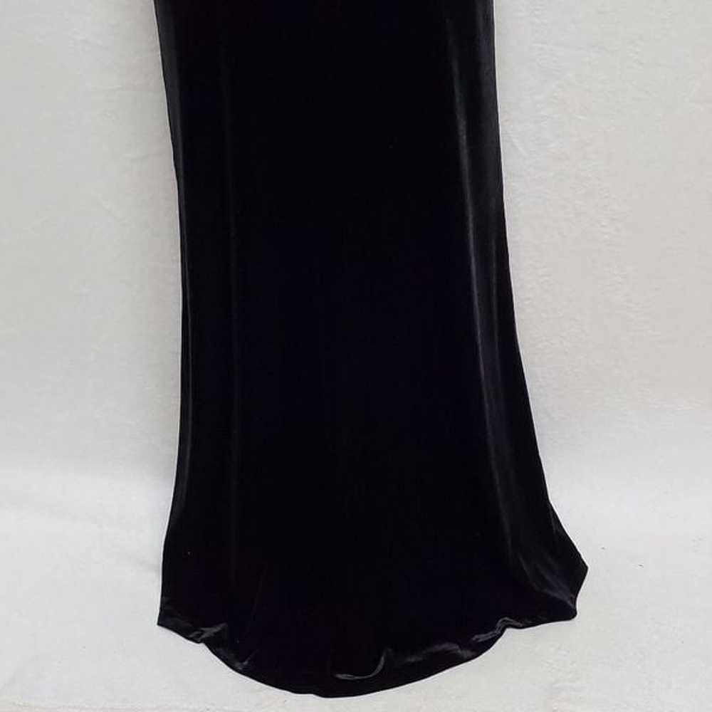 Alfred Angelo 7326L Black Velvet Lace Beaded Gold… - image 6