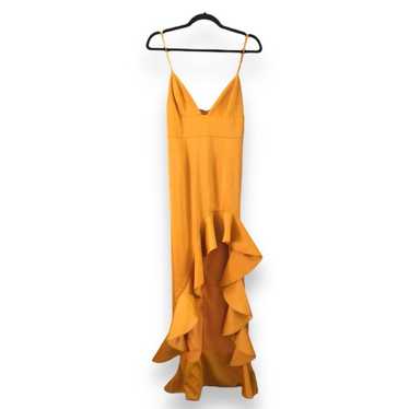 Lovers + Friends Aahmani Gown in Sunset Yellow Go… - image 1