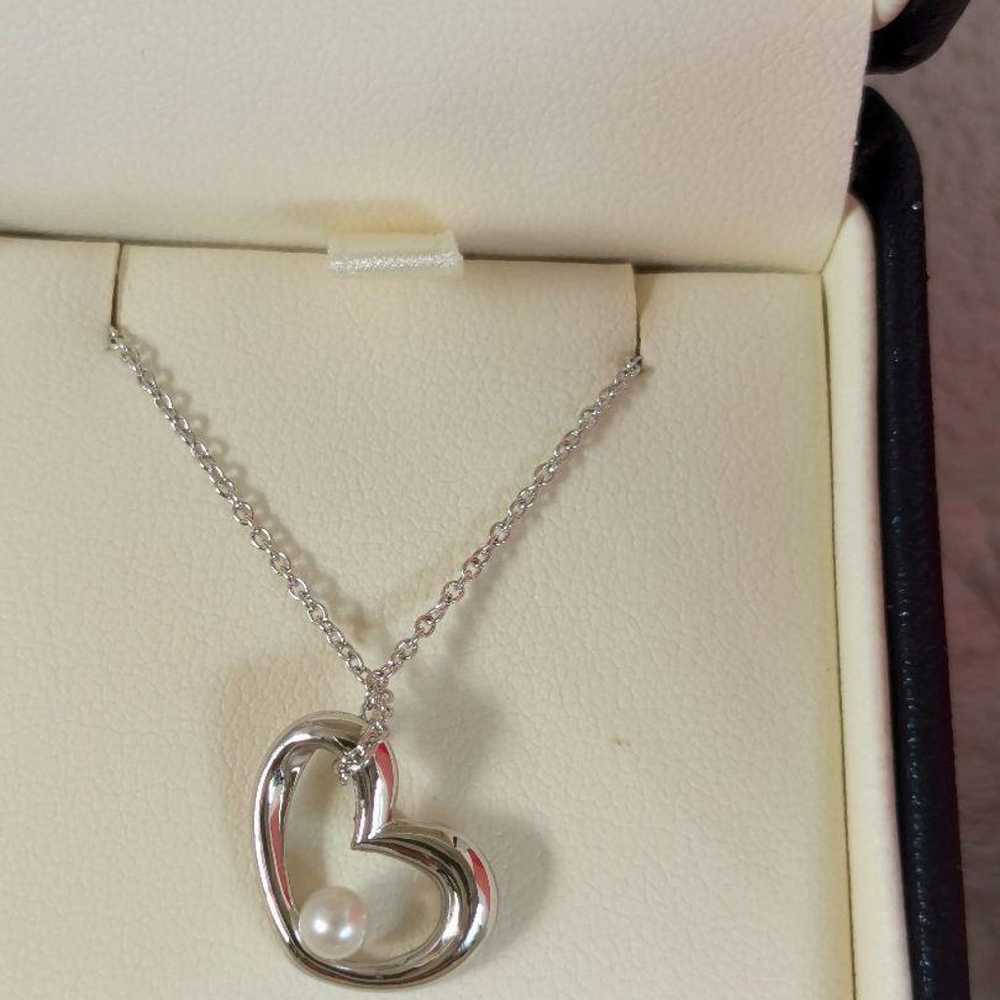 Tasaki Pearls TASAKI Necklace Pendant Heart - image 5