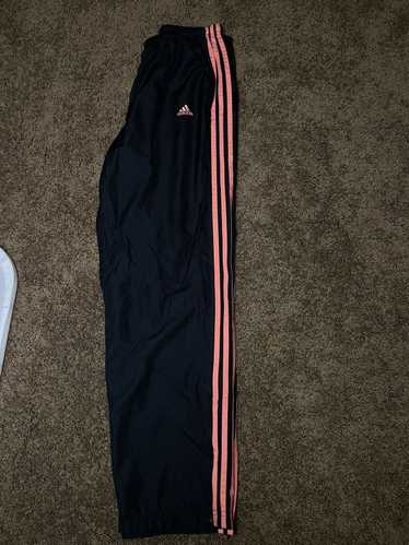 Adidas Adidas, pink and black track pants - image 1