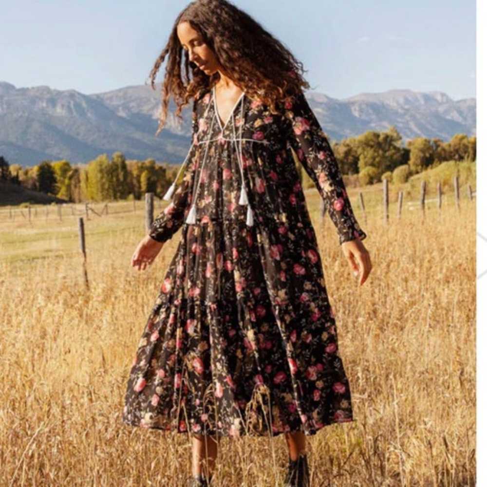 Christy Dawn Paloma Night Chintz Floral Maxi Dress - image 11