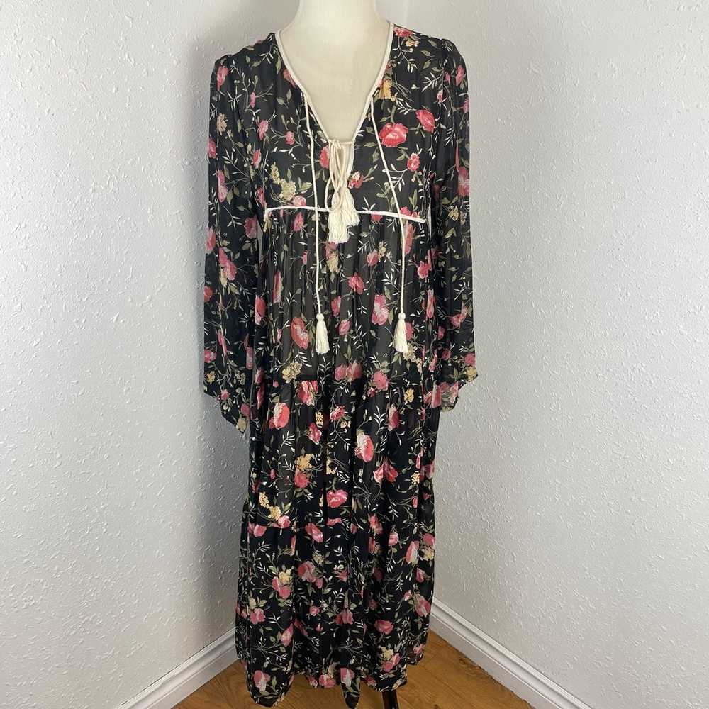 Christy Dawn Paloma Night Chintz Floral Maxi Dress - image 4