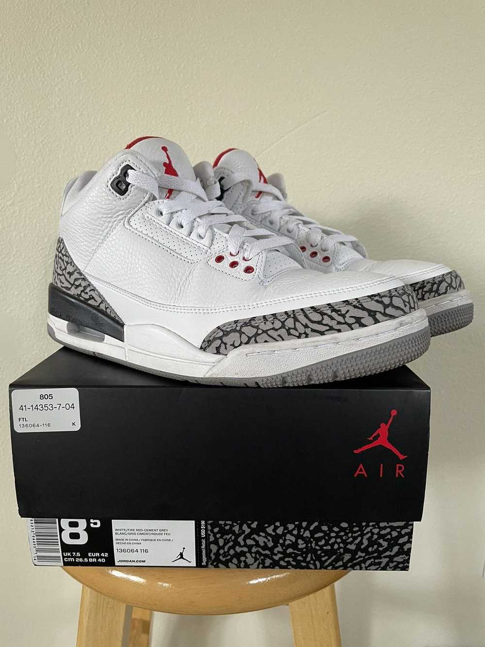 Jordan Brand × Nike Custom Air Jordan 3 Hall of F… - image 1