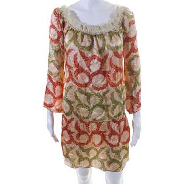 Poupette St. Barth sz S Dress Tunic Silk Cotton b… - image 1