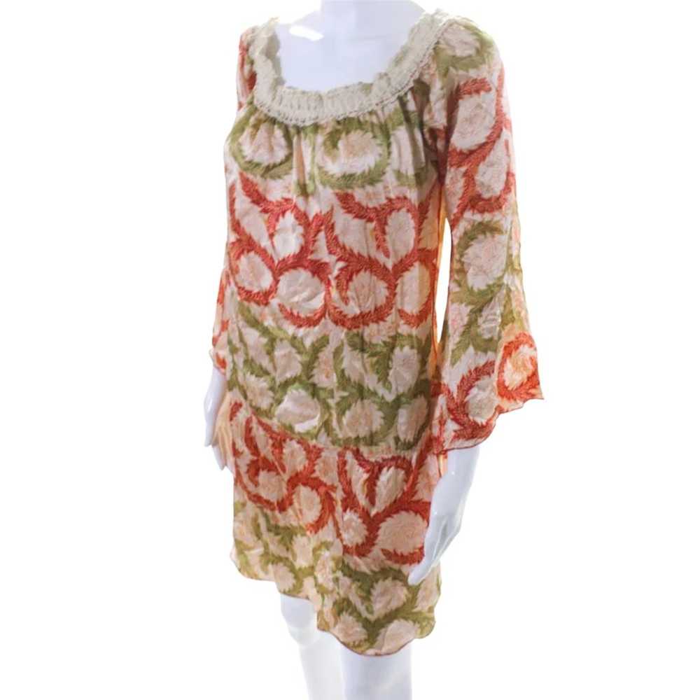 Poupette St. Barth sz S Dress Tunic Silk Cotton b… - image 3