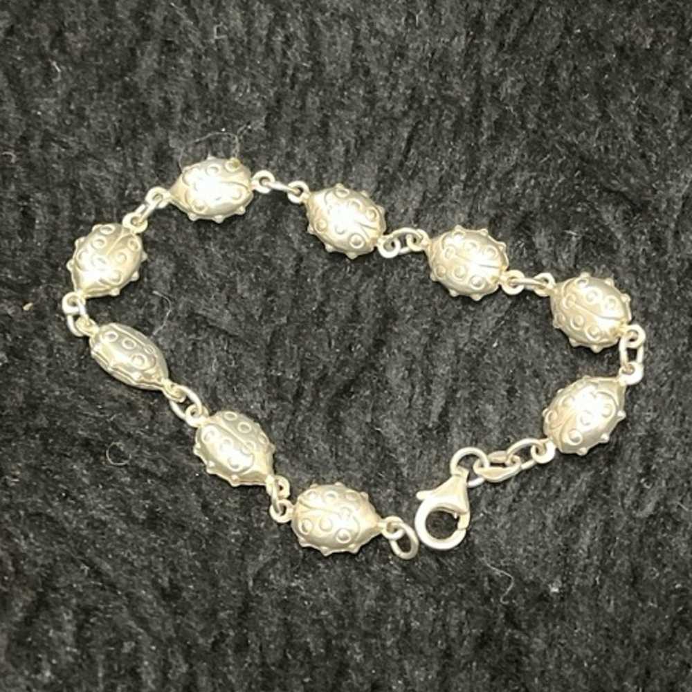 925 Stamped Sterling Silver Bracelet 7” - image 3