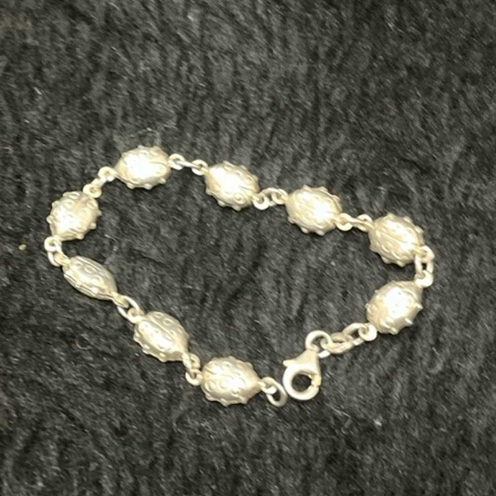 925 Stamped Sterling Silver Bracelet 7” - image 6