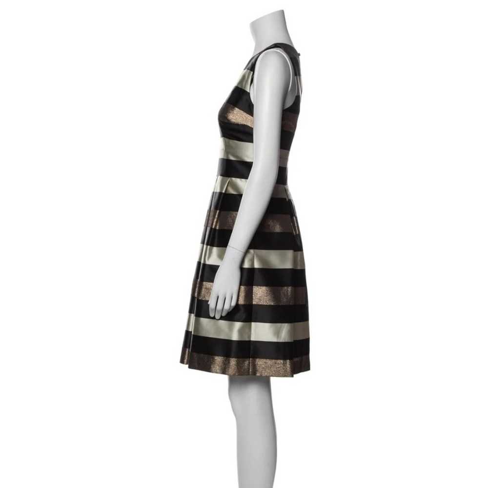 Saks Fifth Avenue Red Label Striped Metallic Plea… - image 3