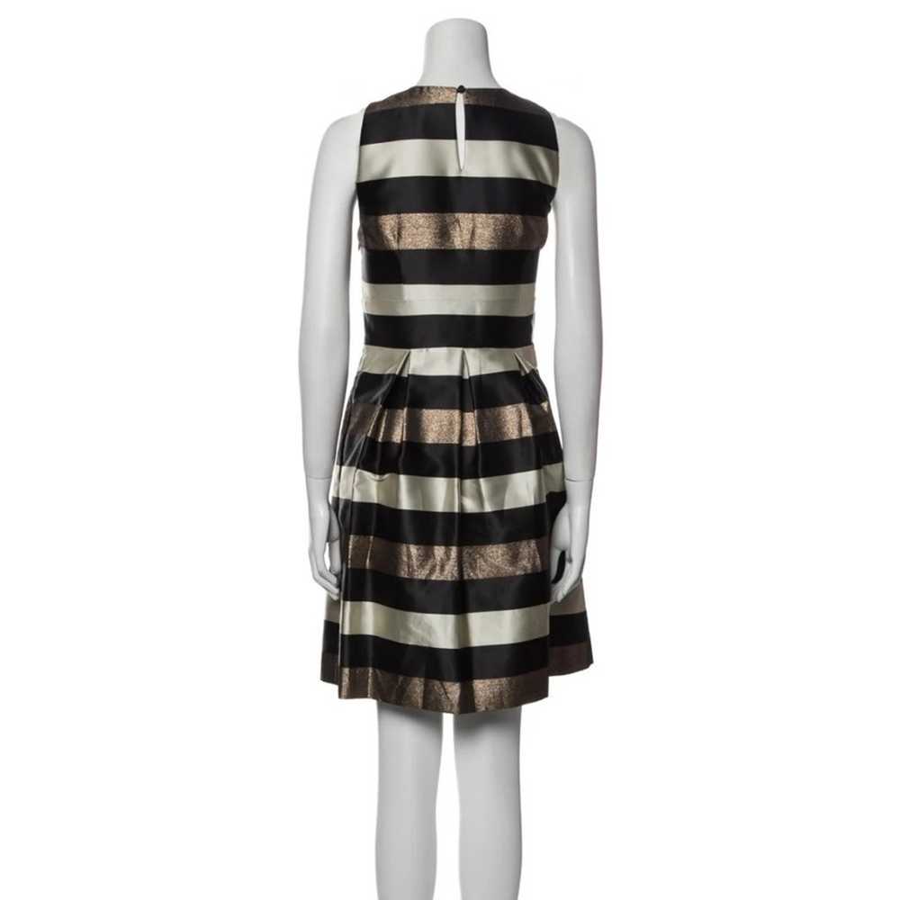 Saks Fifth Avenue Red Label Striped Metallic Plea… - image 4